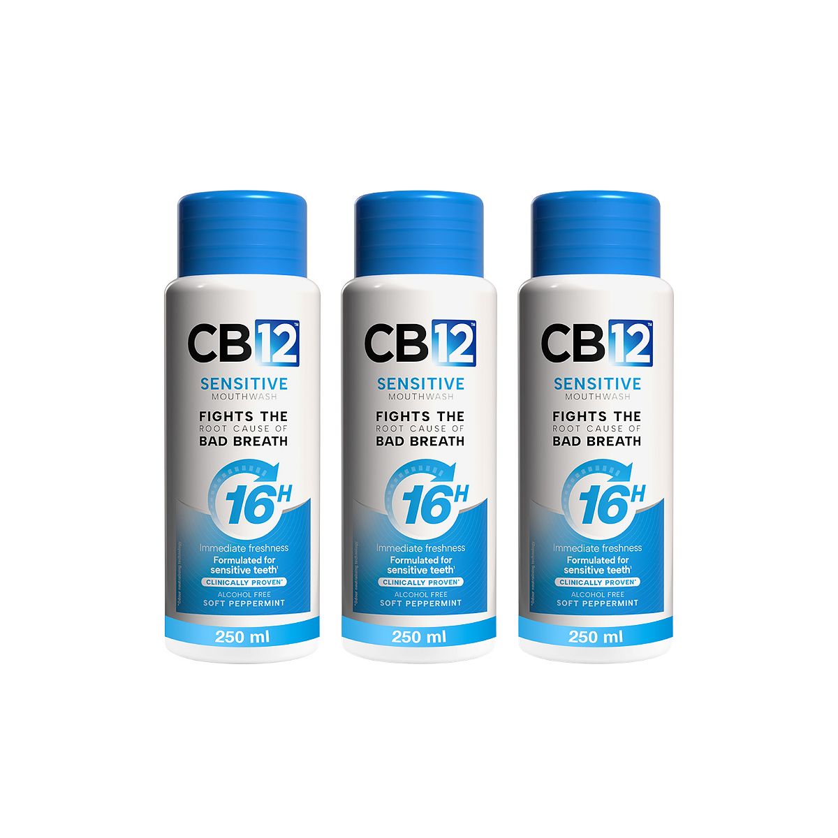 Cb12 Sensitive Mouthwash X3 Bundle