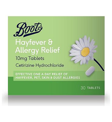Boots Hayfever & Allergy Relief Tablets – 3 Months Supply, 10mg