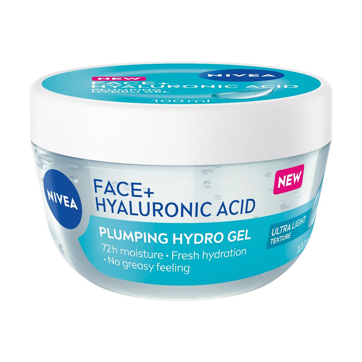 Nivea Face+ Hyaluronic Acid Plumping Hydro Gel Moisturiser 100ml