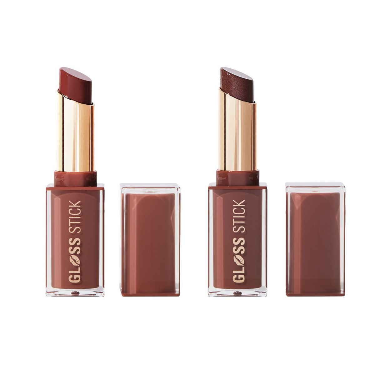 Revolution Beauty Revolution Pout Gloss Stick Duo Toffee Caramel