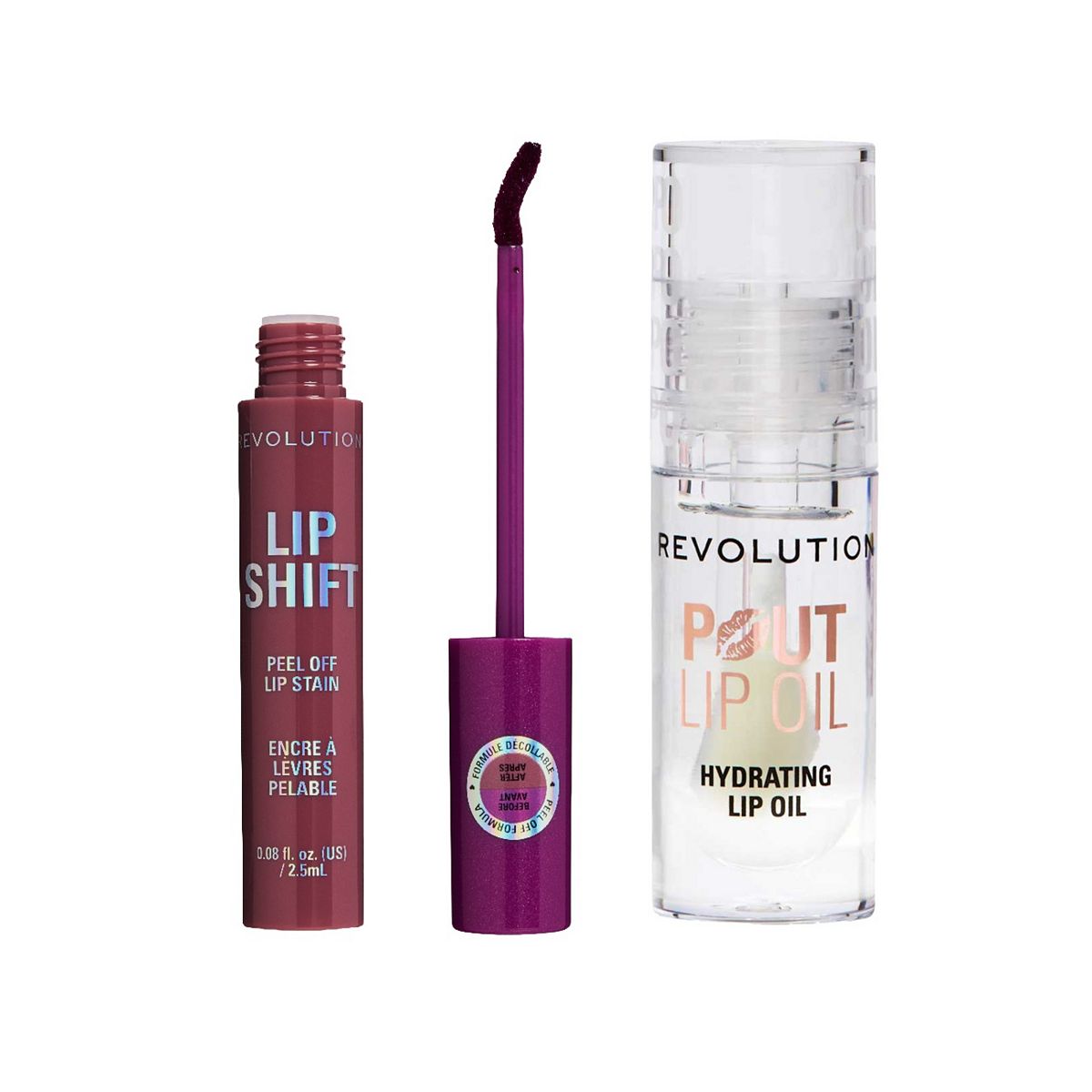 Revolution Beauty Revolution Lip Shift Stain & Oil Lychee Mauve