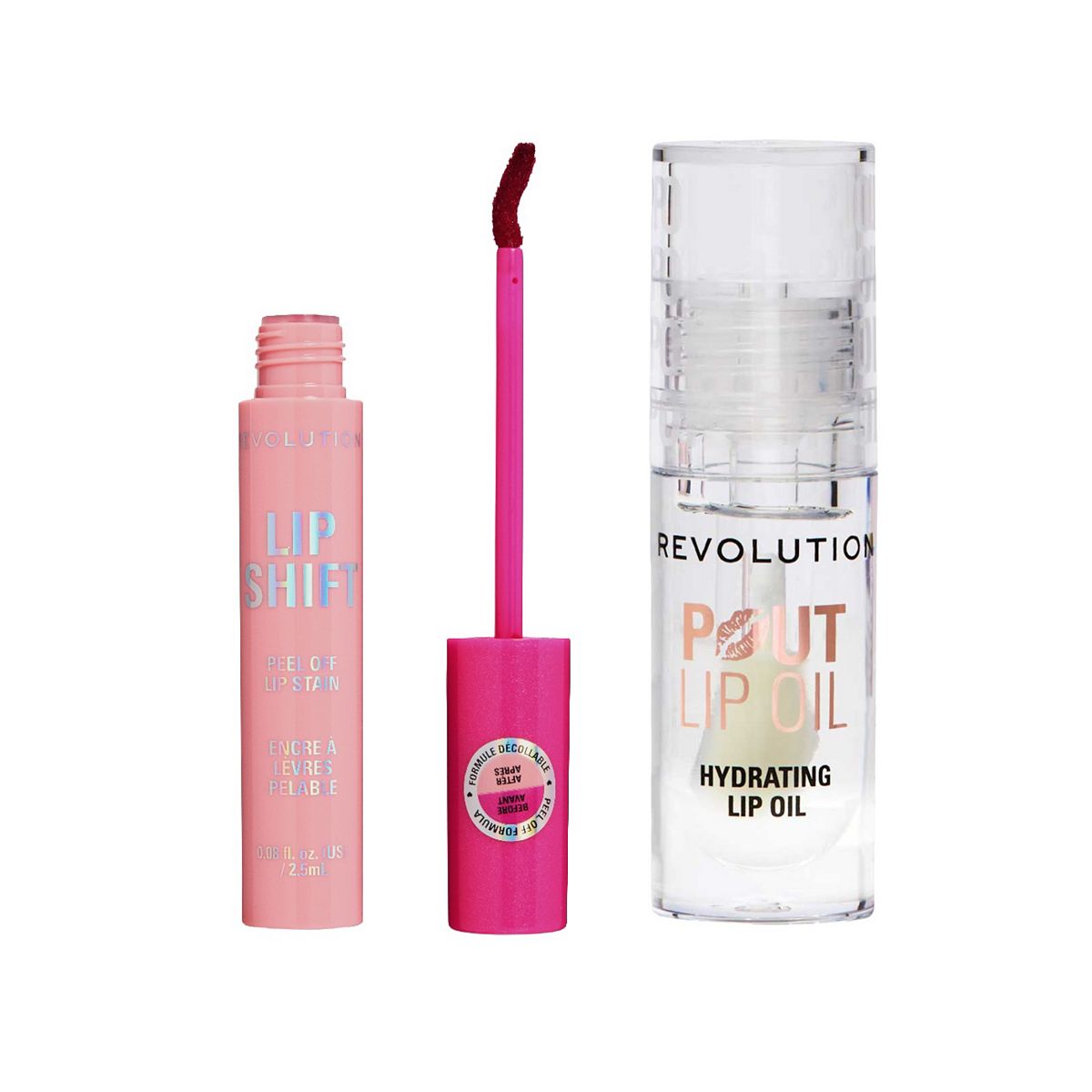 Revolution Beauty Revolution Lip Shift Stain & Oil Lychee Pink