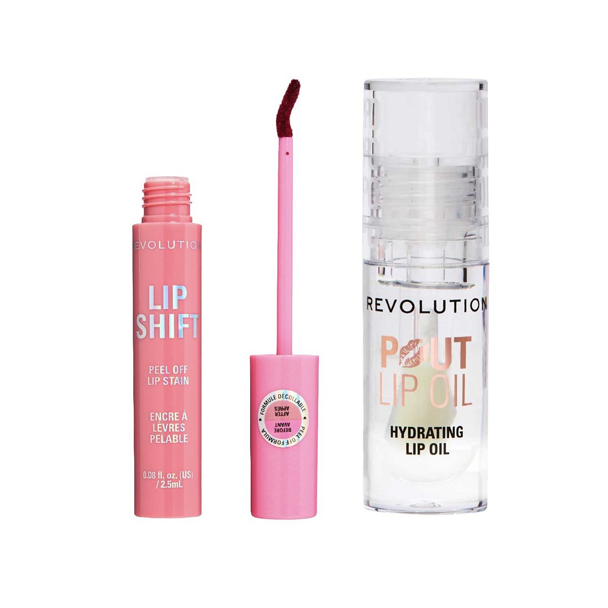 Revolution Beauty Revolution Lip Shift Stain & Oil Lychee Rose