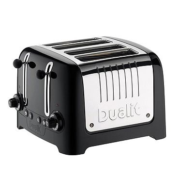 Dualit 4 Slot Lite Toaster Black Gloss