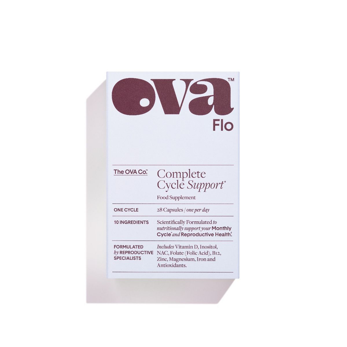 Ova flo Complete Cycle Support Capsules 28S