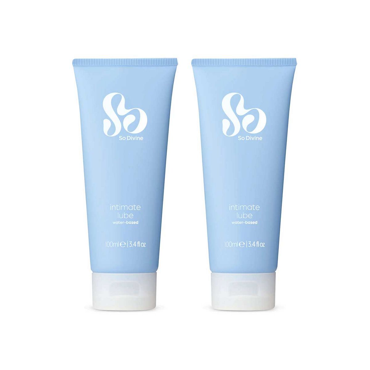 So Divine Classic Waterbased Lubricant 100Ml Twin Pack