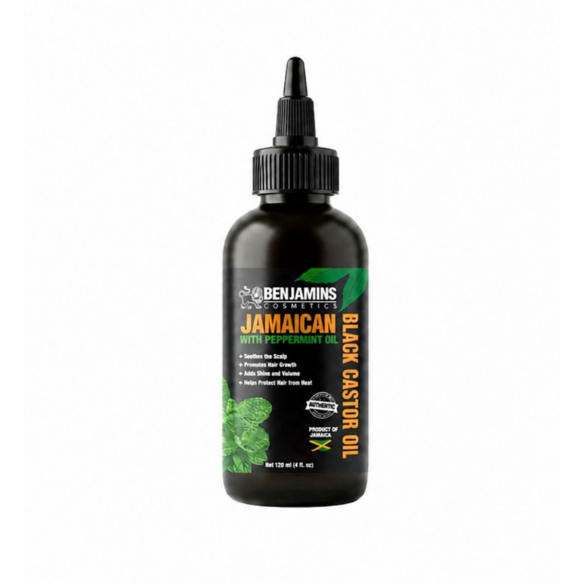 Benjamins Cosmetics Jamaican Black Castor Oil With Peppermint 120ml