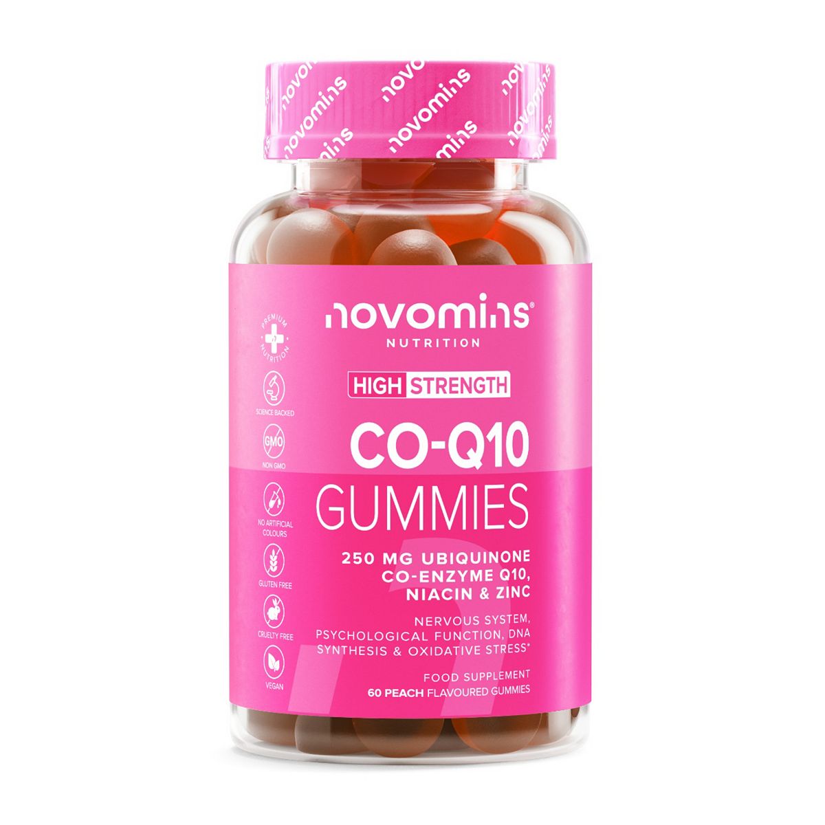 Novomins Co-Q10 60 Gummies