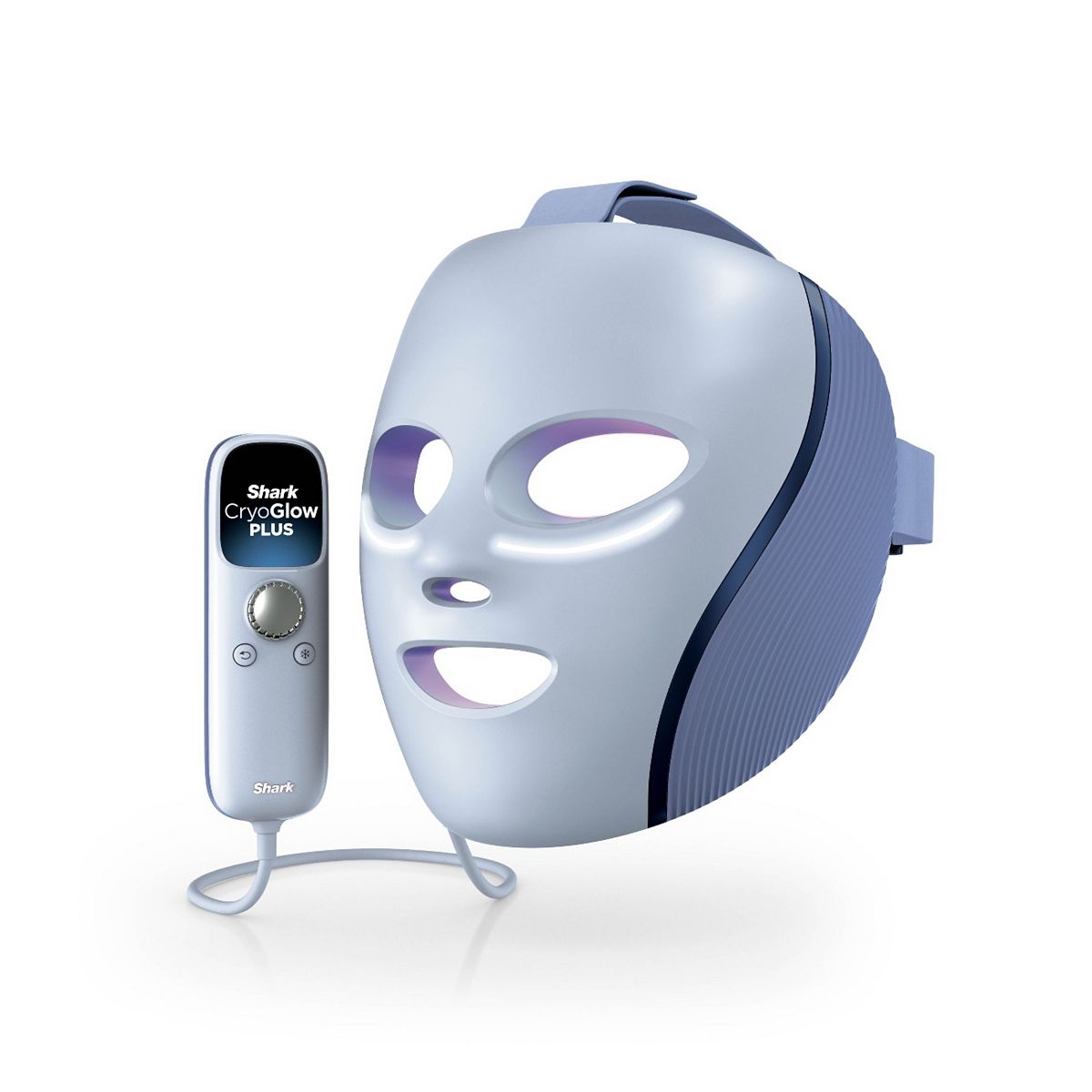 Shark Cryoglow Plus Under-Eye Cooling + Wider-Coverage* Led Anti-Ageing & Blemish Repair Mask - Blue