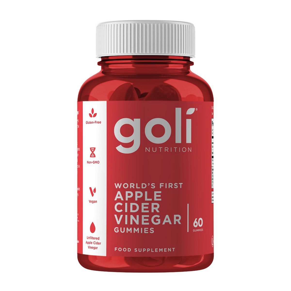 Goli Nutrition Apple Cider Vinegar 60 Gummies