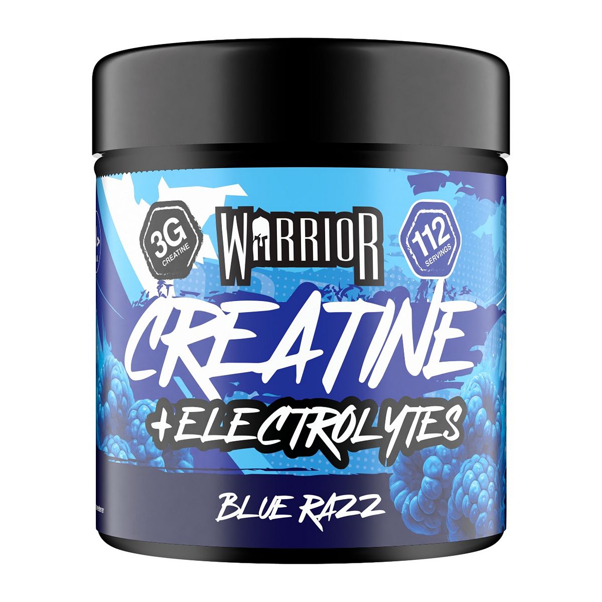Warrior Creatine Plus Electrolytes Blue Razz 360g