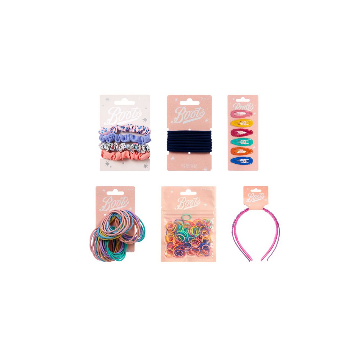 Boots Hair Accessories Bundle 5