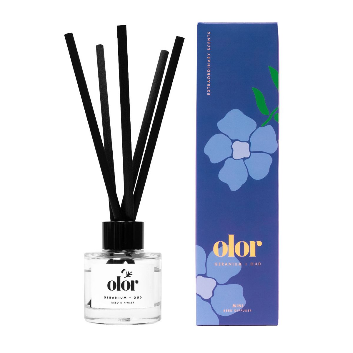 OLOR Geranium And Oud Mini Reed Diffuser 50ml