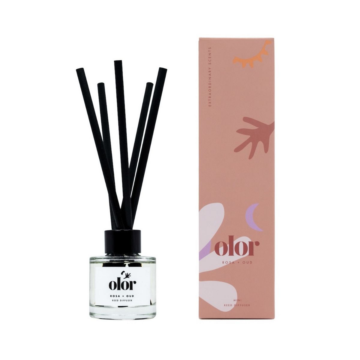 OLOR Rosa And Oud Mini Reed Diffuser 50ml