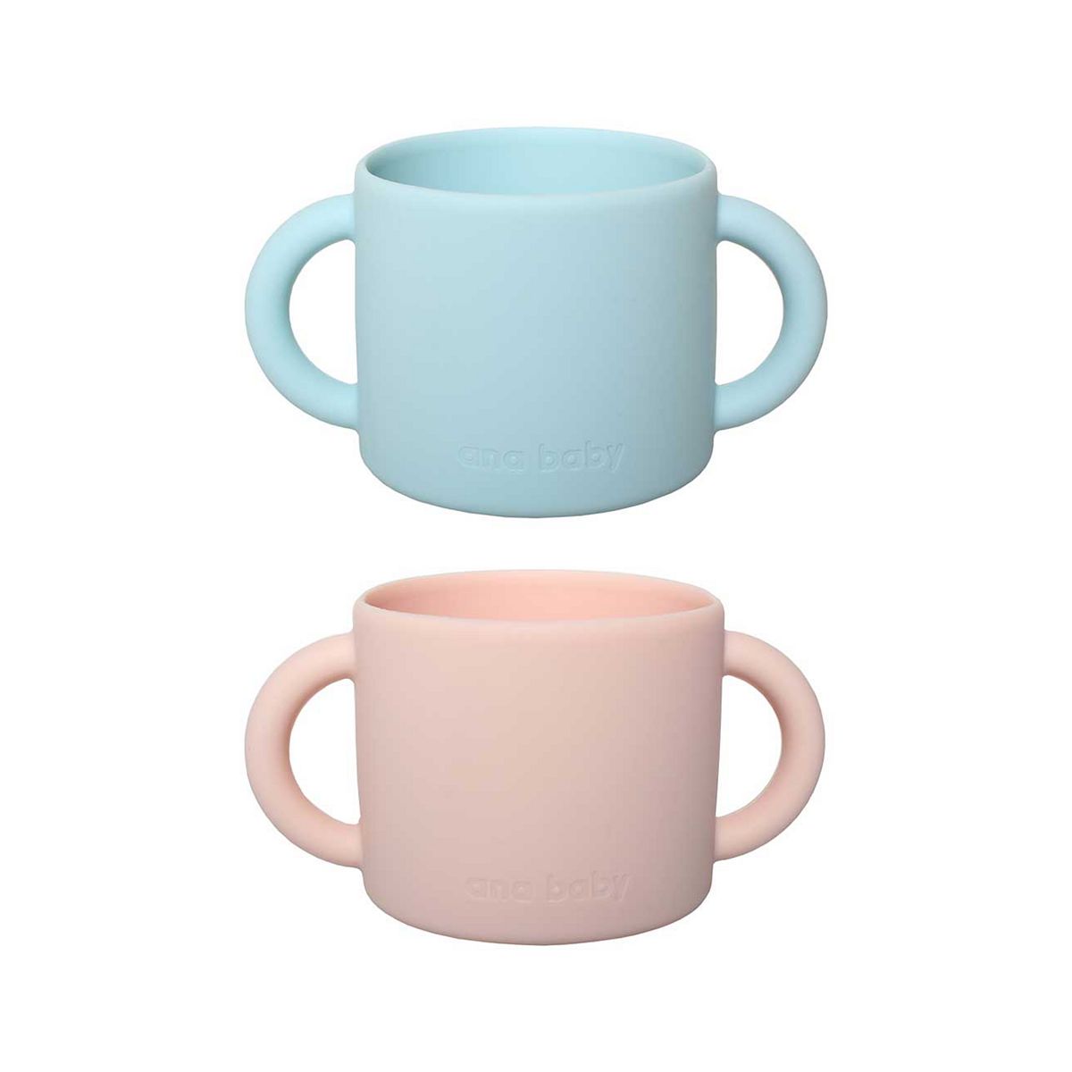 Ana Baby Double Handed Silicone Cups - 2 Pack