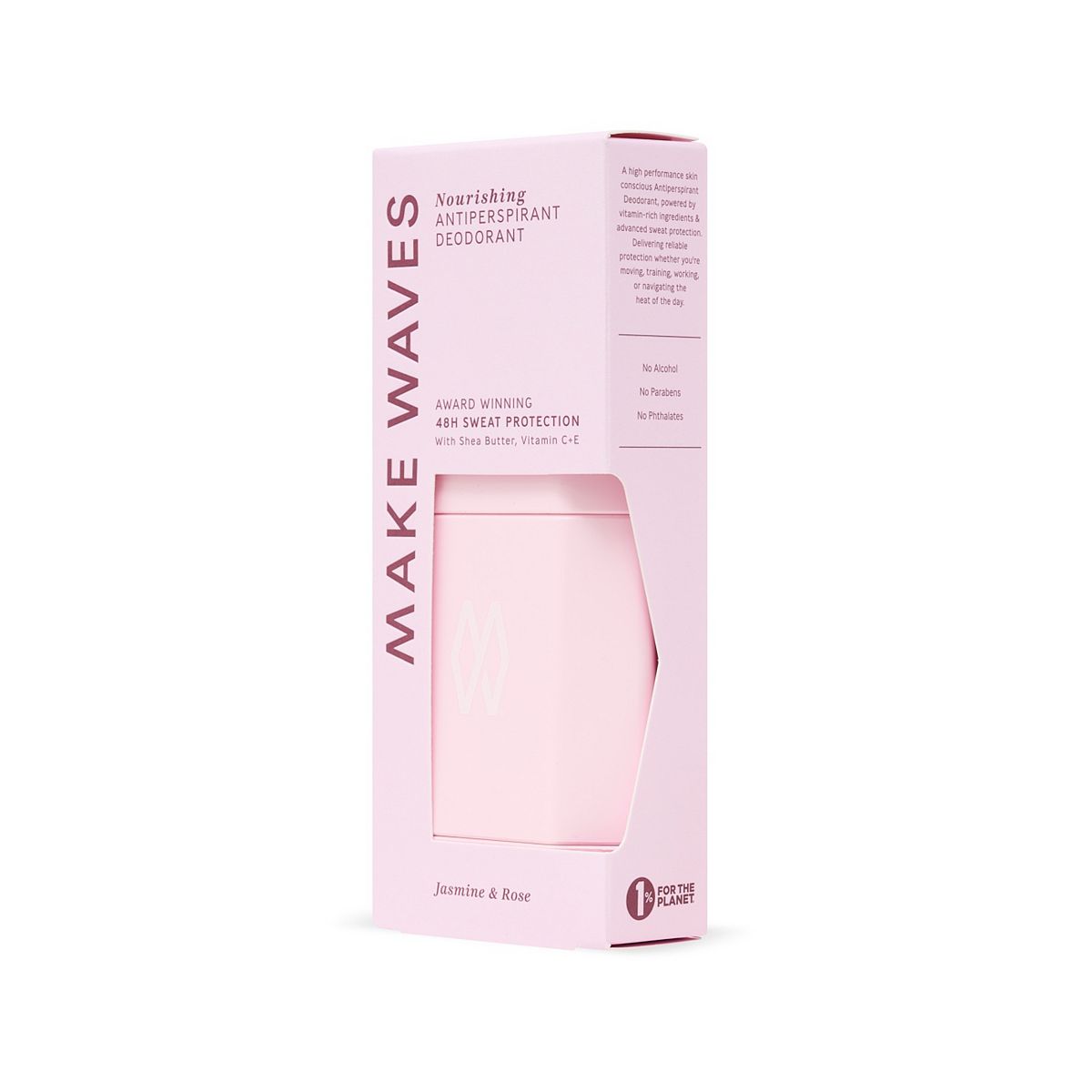 Make Waves Jasmine & Rose Refillable Antiperspirant Starter Pack 30g