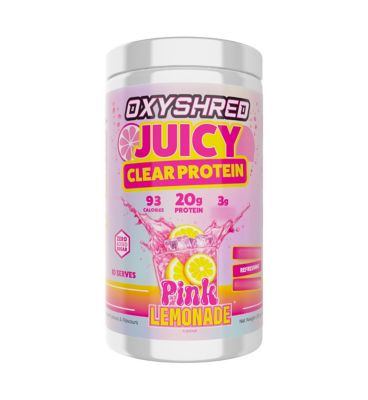 EHPlabs OxyShred Juicy Clear Protein Powder Pink Lemonade, 280g, 10 ...