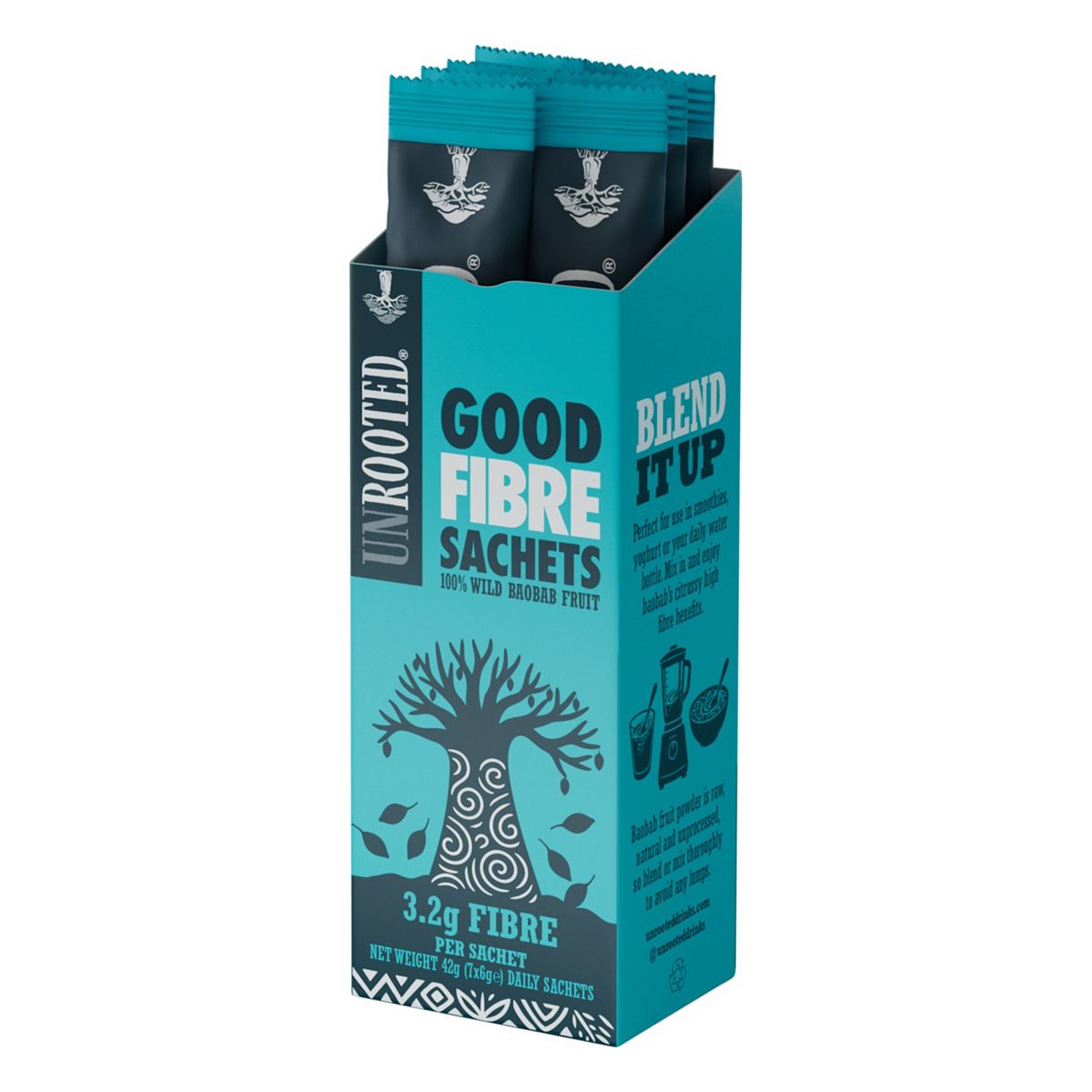 Unrooted Food Fibre Baobab Fruit Powdersachets (7X6G) 42g