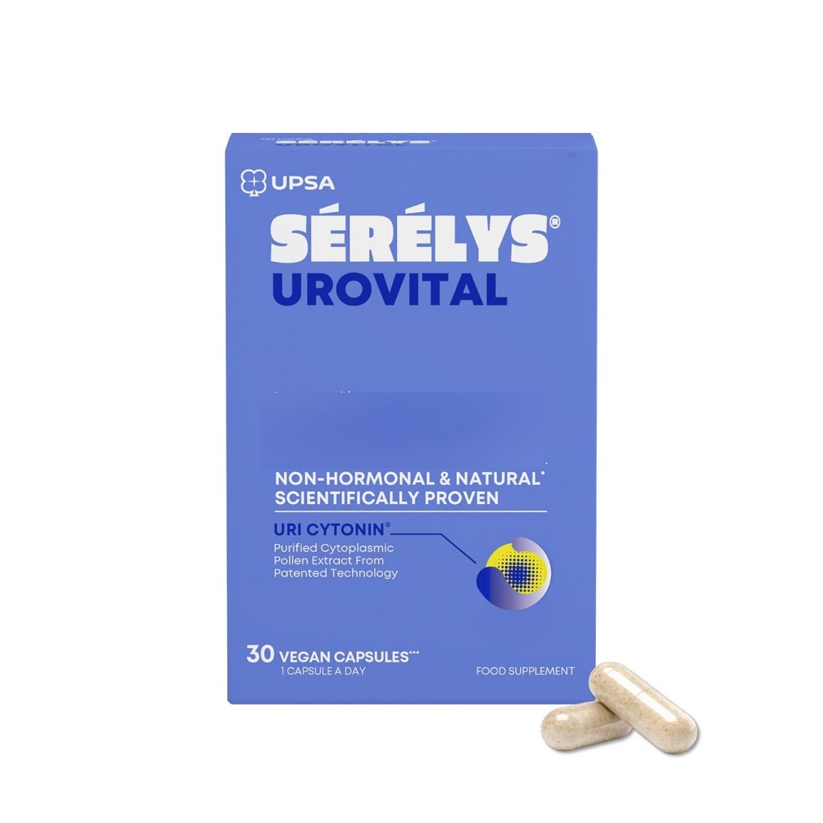 Serelys Urovital Bladder Control Supplement, 30 Capsules