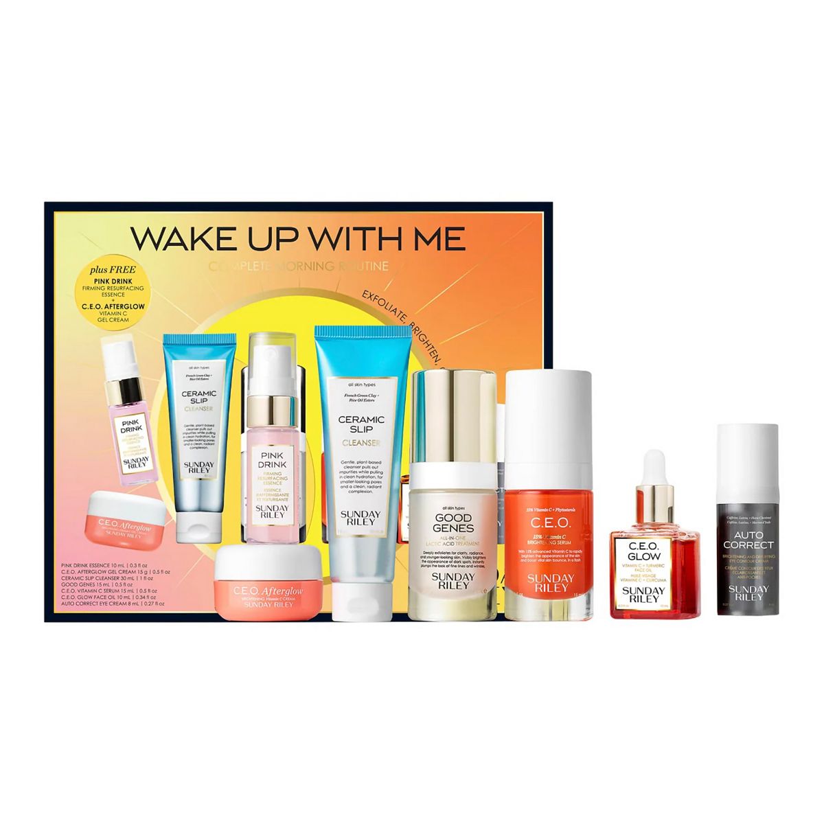 Sunday Riley Wake Up With Me Set