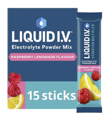 Liquid I.V. Hydration Multiplier Electrolyte Powder Mix Raspberry ...