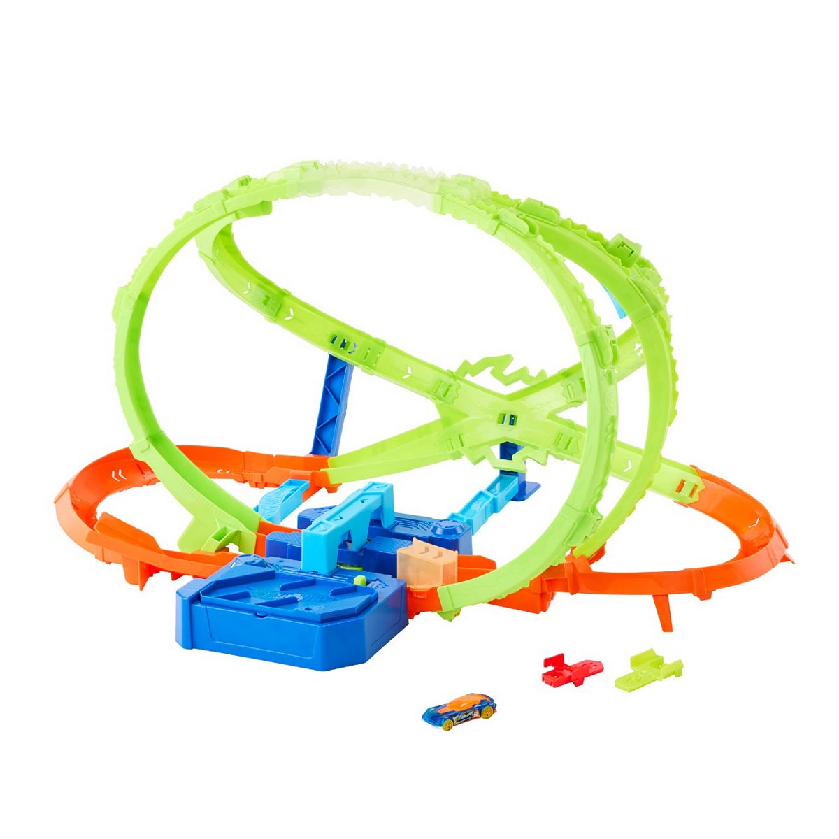 Hot Wheels Stunt Tracks Hypersphere Crash Track Set - Image 4