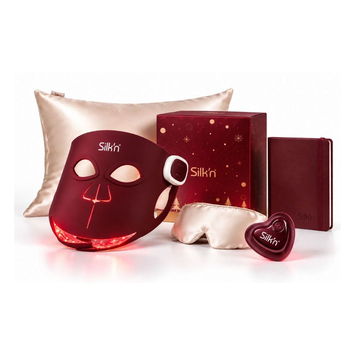 Silk'n Silk’n Led Face Mask Pro Limited Edition Burgundy