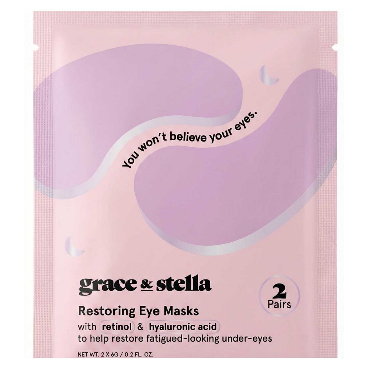 Grace & Stella Restoring Eye Masks 2 Pairs - 12g