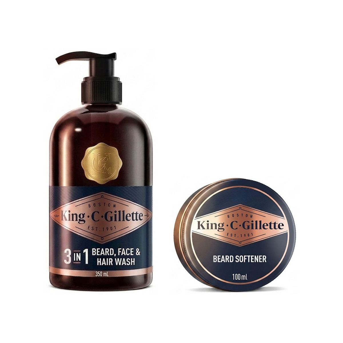 Gillette King C. Beard And Face Wash 350ml