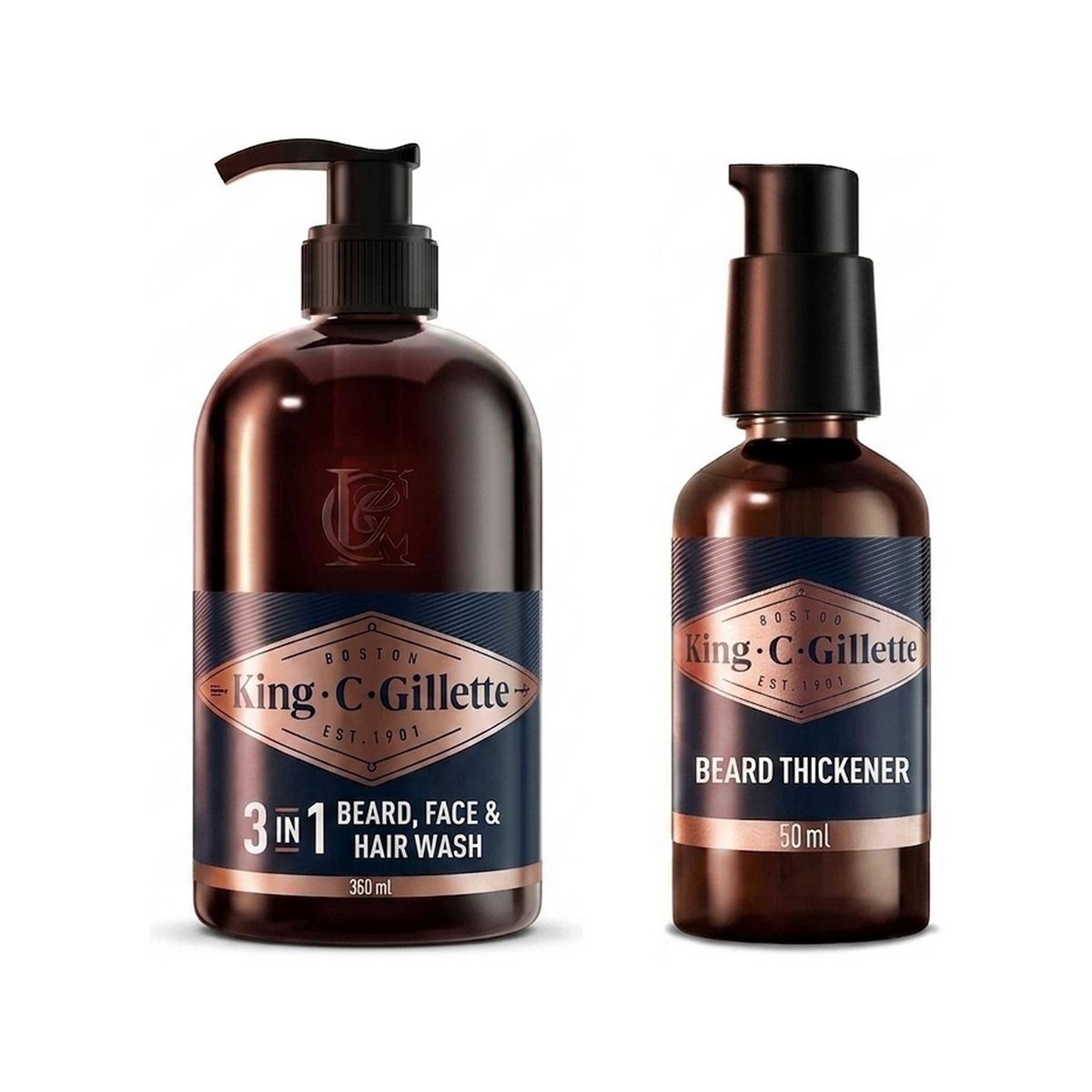 Gillette King C Wash & Thickener Bundle