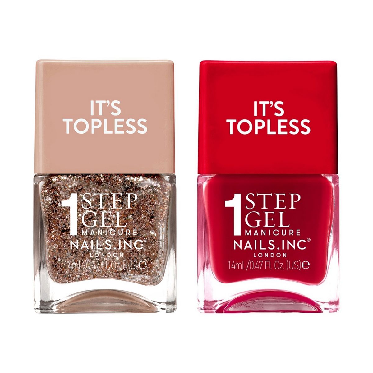 Nails Inc Nails.inc Best Dressed It's Topless Duo