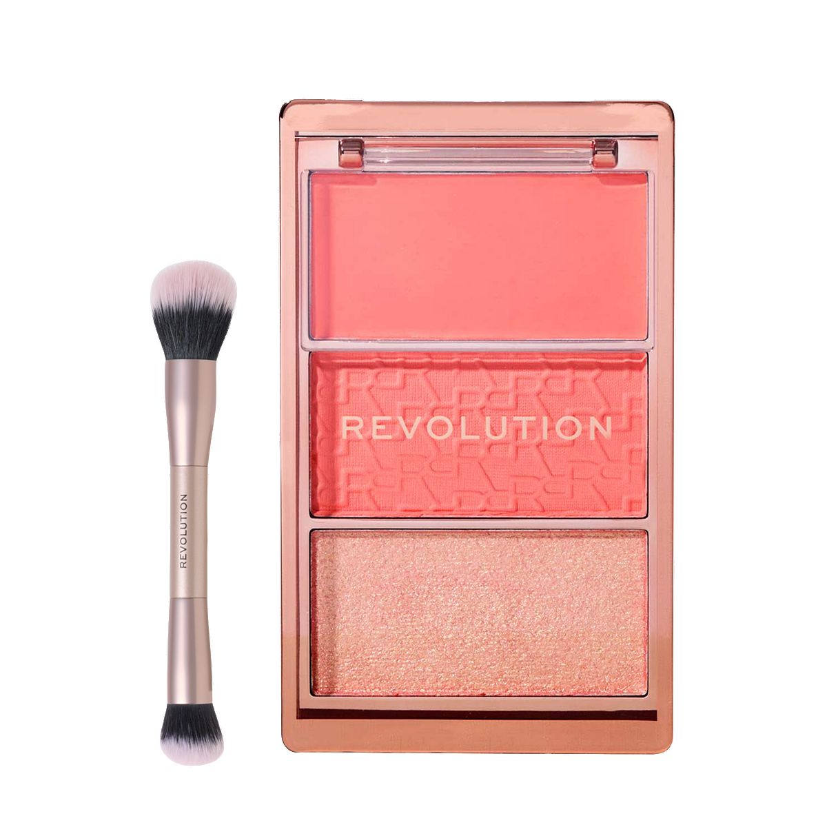 Revolution Beauty Revolution Icon Blush & Brush Set Peach