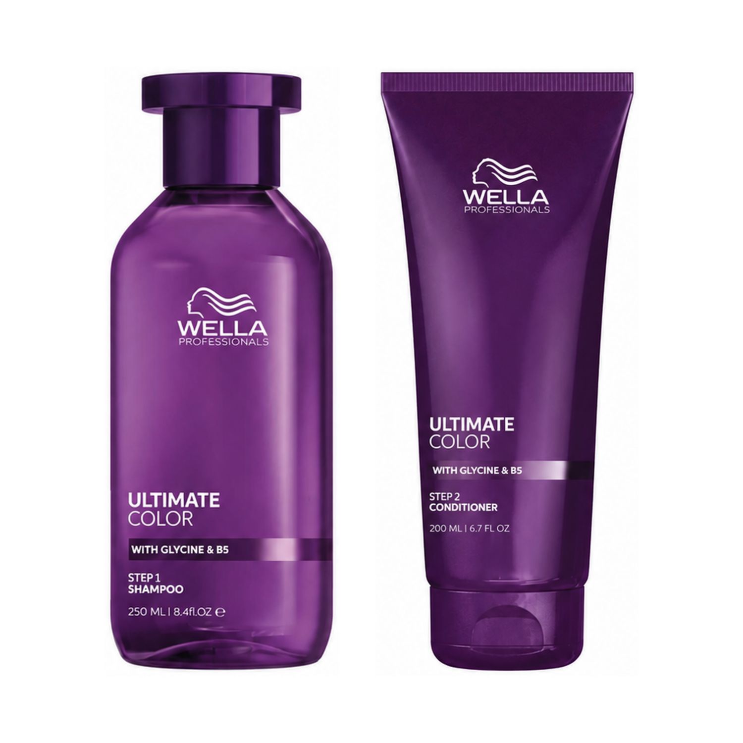 Wella Professionals Wella Ultimate Colour Shampoo 250 ml And Ultimate Colour Conditioner 200 ml Bundle, 250ml