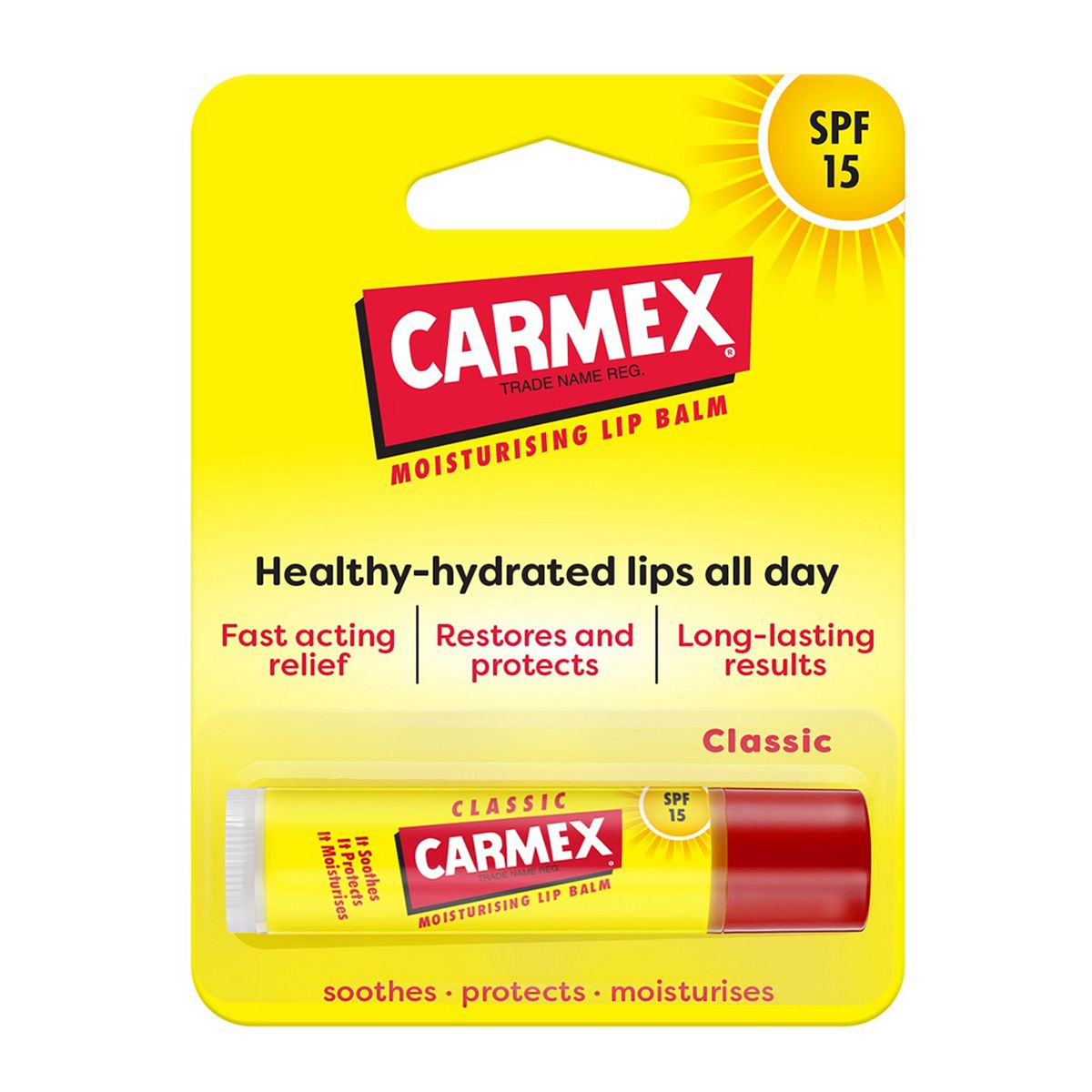 Carmex Original Stick Lip Balm Spf15 4.25g