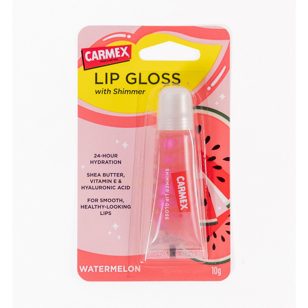 Carmex Watermelon Shimmer Lip Gloss 10g