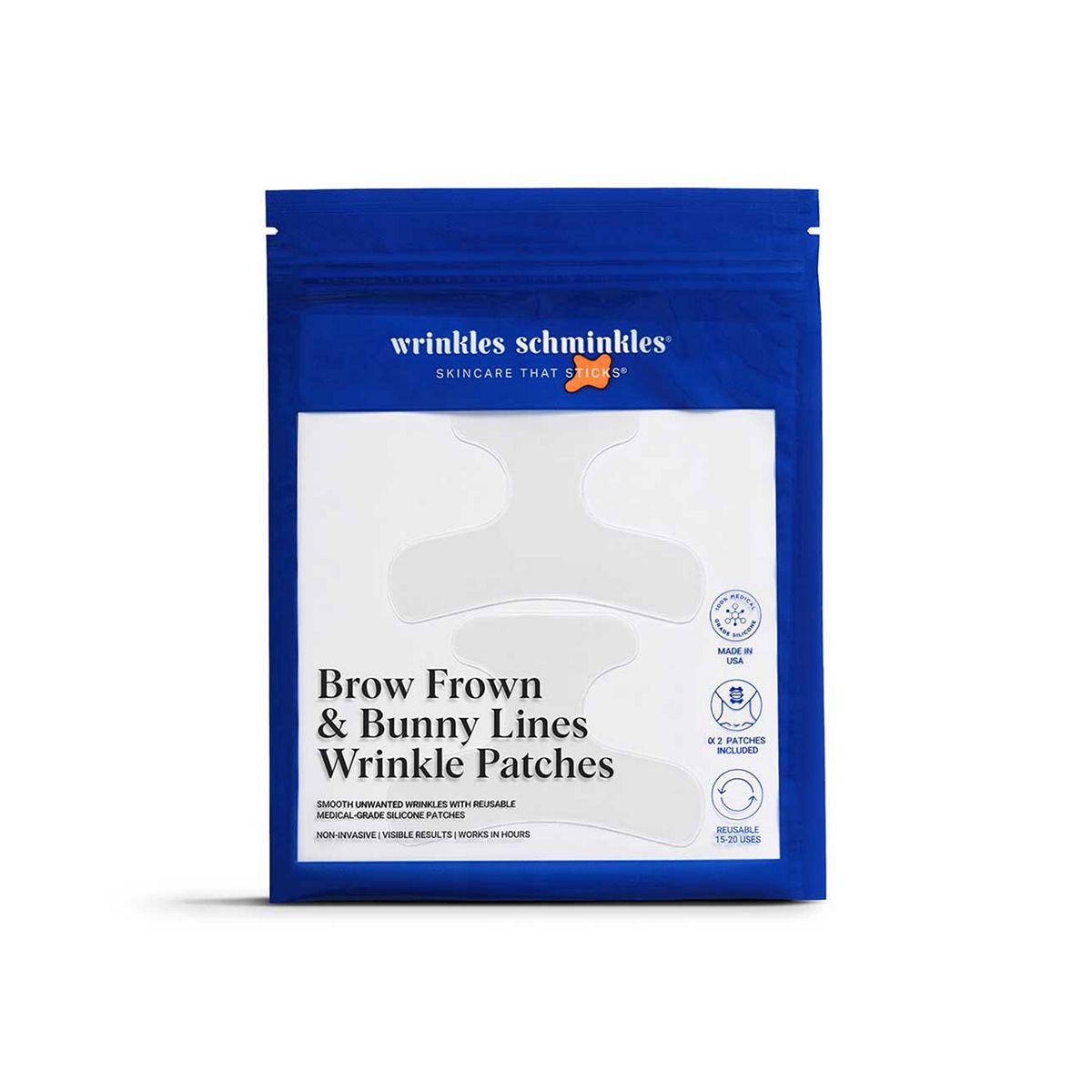 Wrinkles Schminkles Brow Frown & Bunny Lines Wrinkle Patches X2
