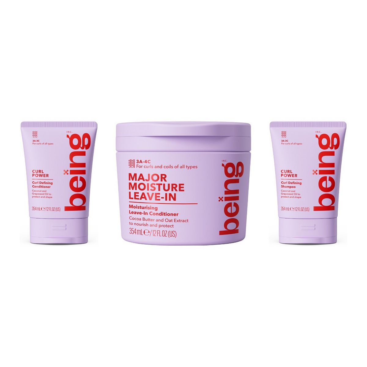 Being Curl Power And Conditioner Trio