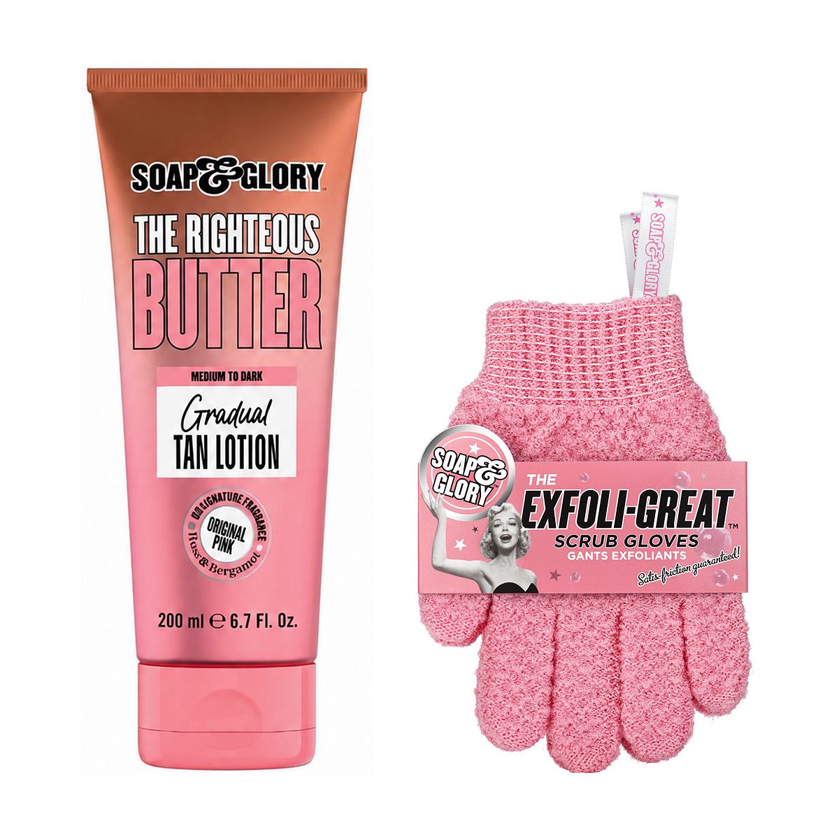 Soap & Glory Original Pink Prep & Bronze Bundle