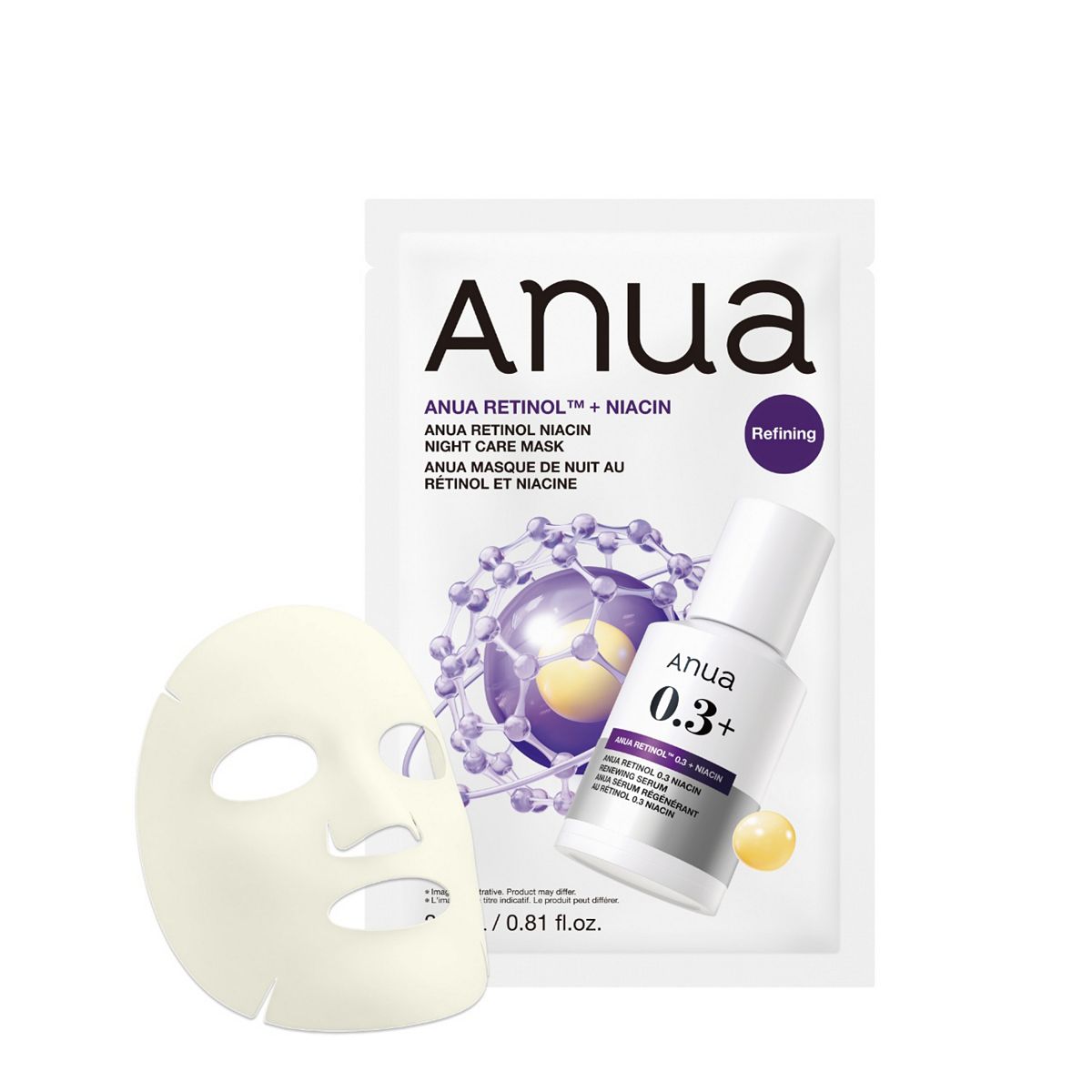 Anua - Retinol Niacin Night Care Mask 24ml x 1 sheet
