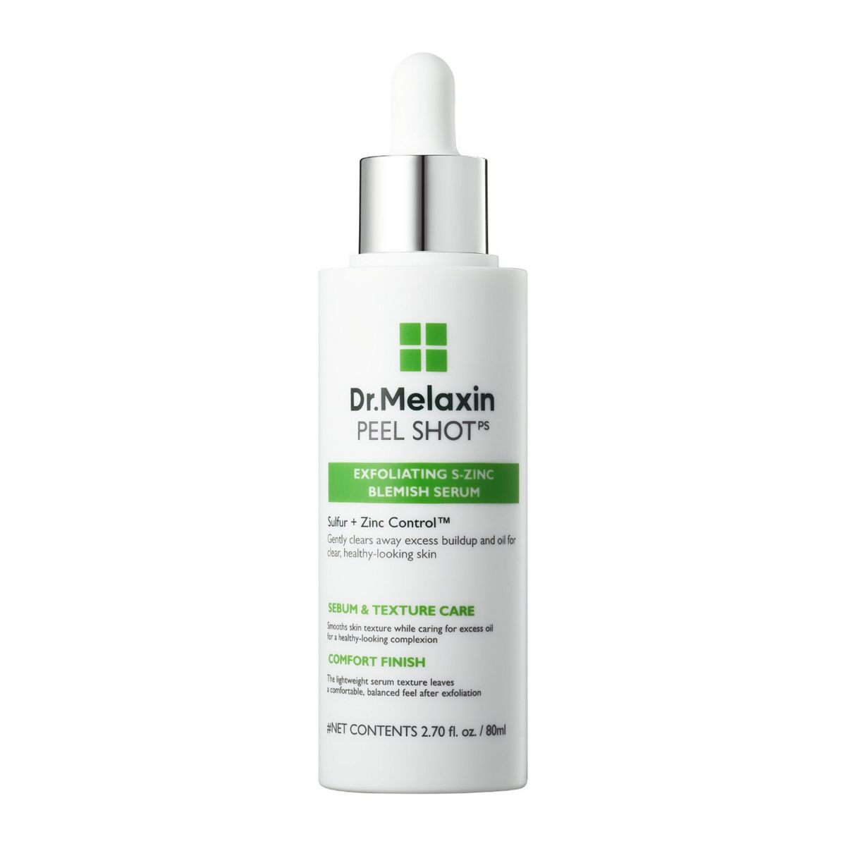 Dr.Melaxin Dr Melaxin Peel Shot Exfoliating S Zinc Blemish Serum 80ml