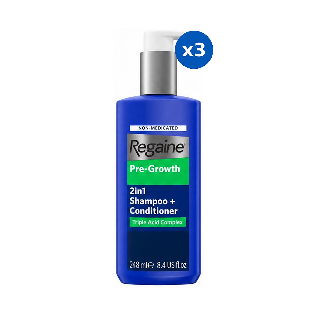 Regaine Shampoo Bundle X3