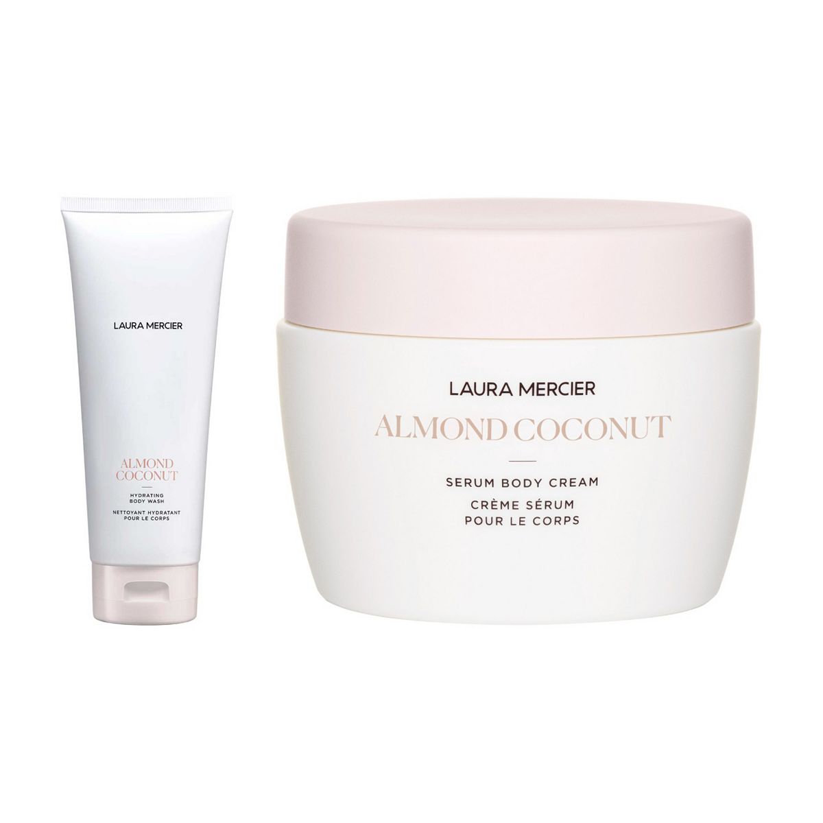 Laura Mercier Almond Coconut Hydrating Body Wash & Serum Cream Duo