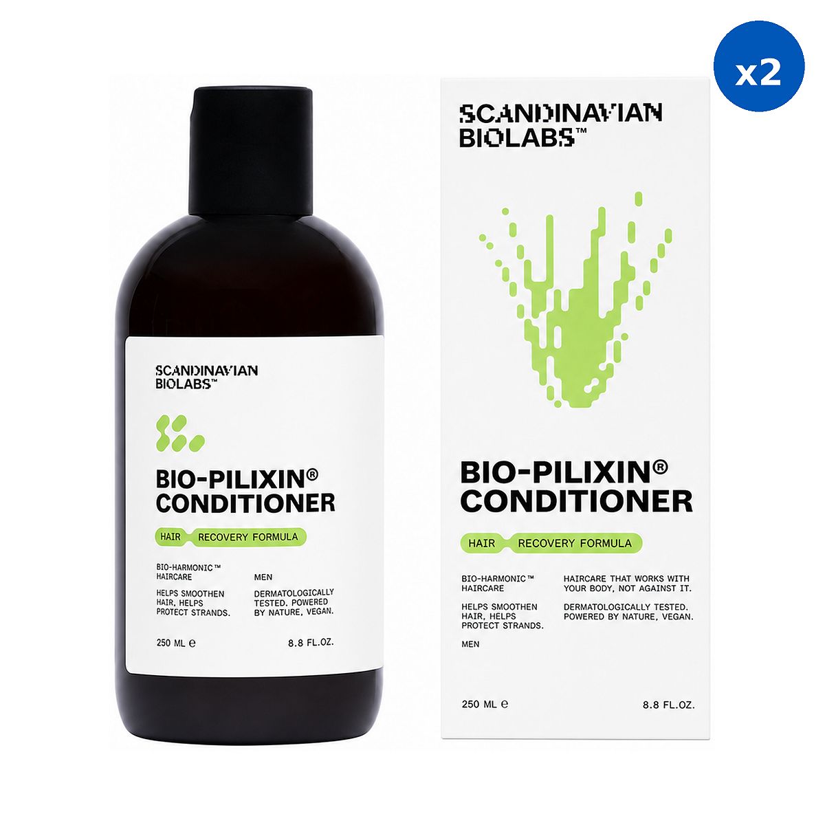 Scandinavian Biolabs Conditioner250 Ml X2 Bundle, 250ml