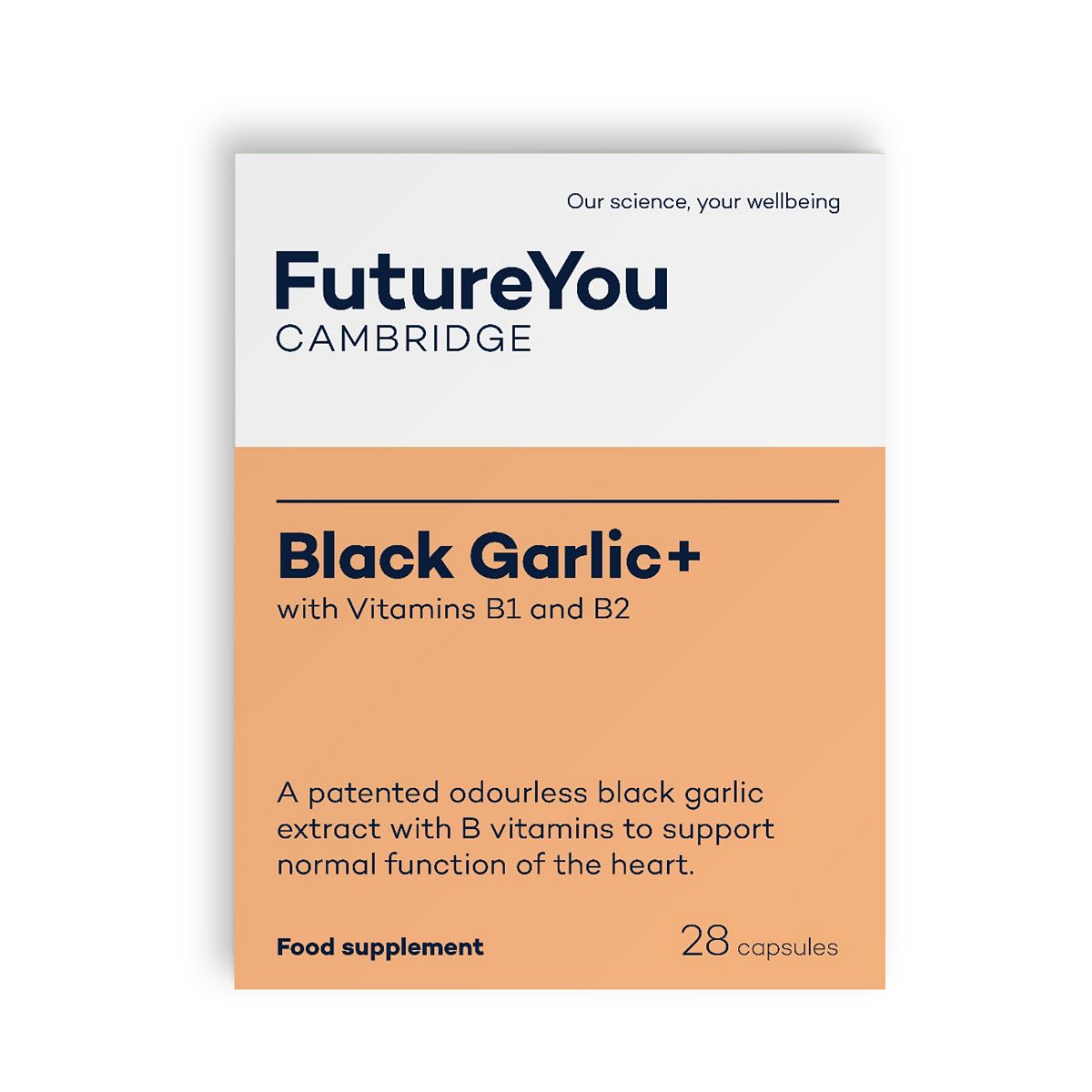 FutureYou Cambridge Black Garlic+ 28 vegan caps