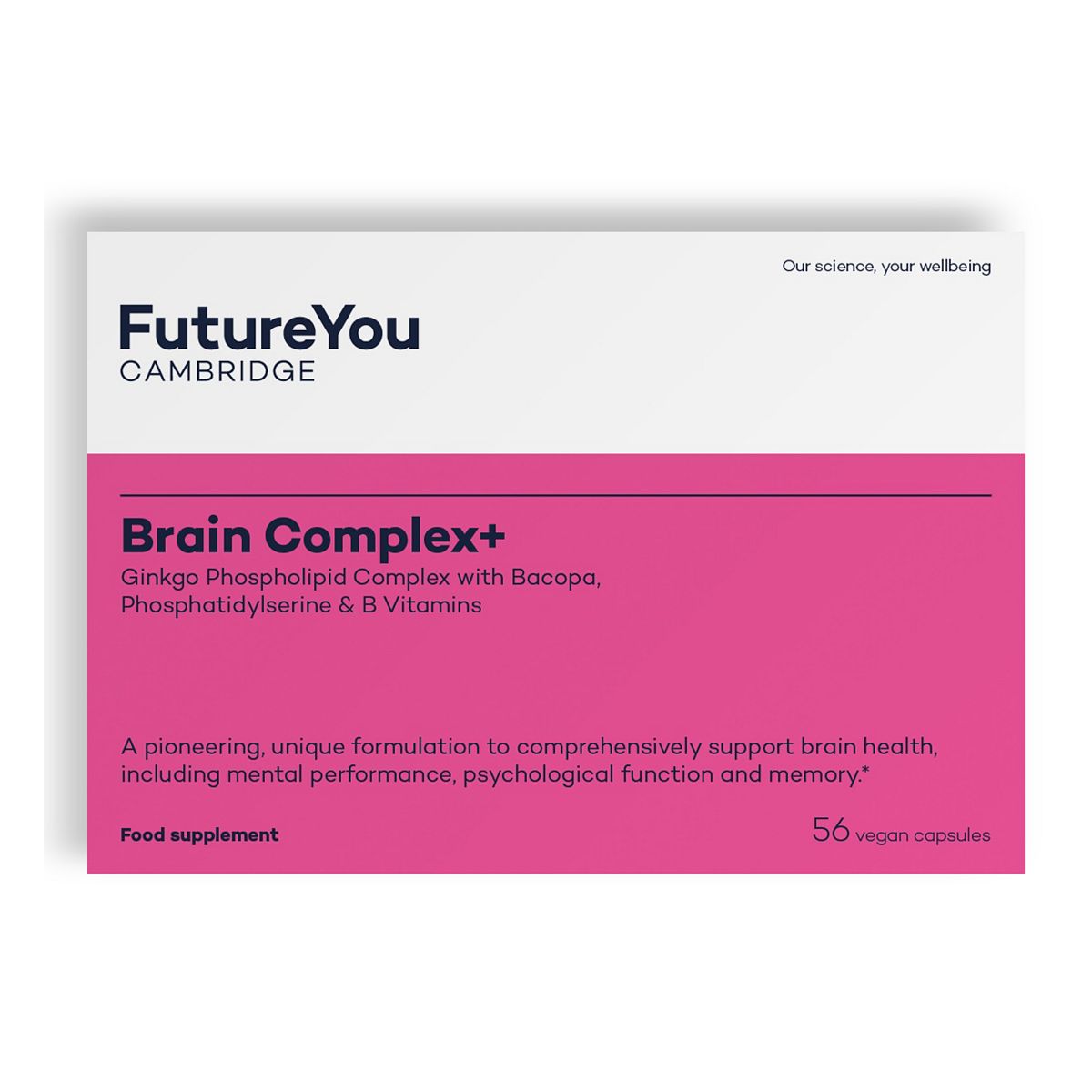 FutureYou Cambridge Brain Complex+ 56 vegan caps