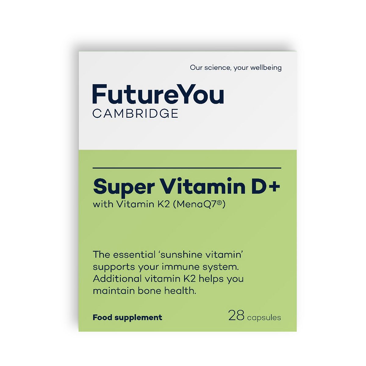 FutureYou Cambridge Super Vitamin D+ 28 Capsules