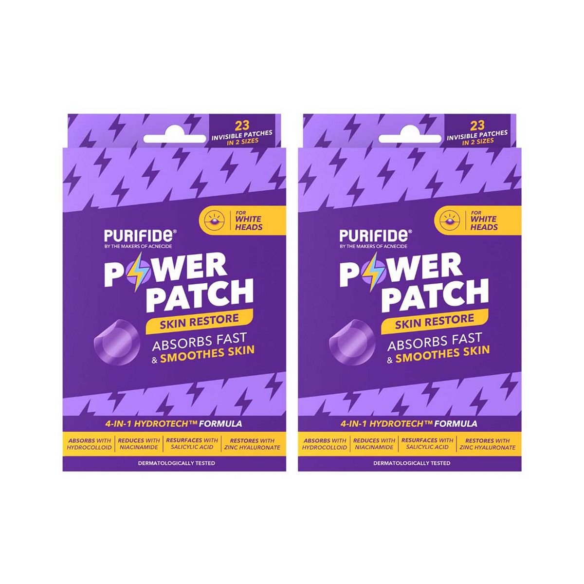 Purifide Skin Restore Power Patches For Whiteheads Bundle 2 Pack