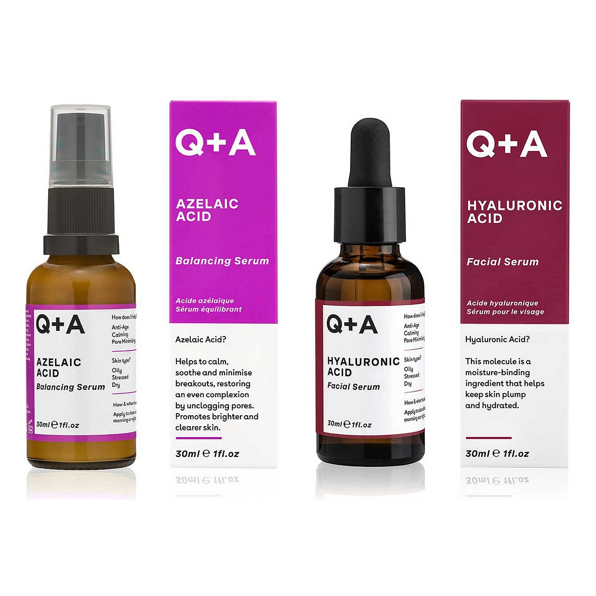 Q+A Skin Bestsellers Duo