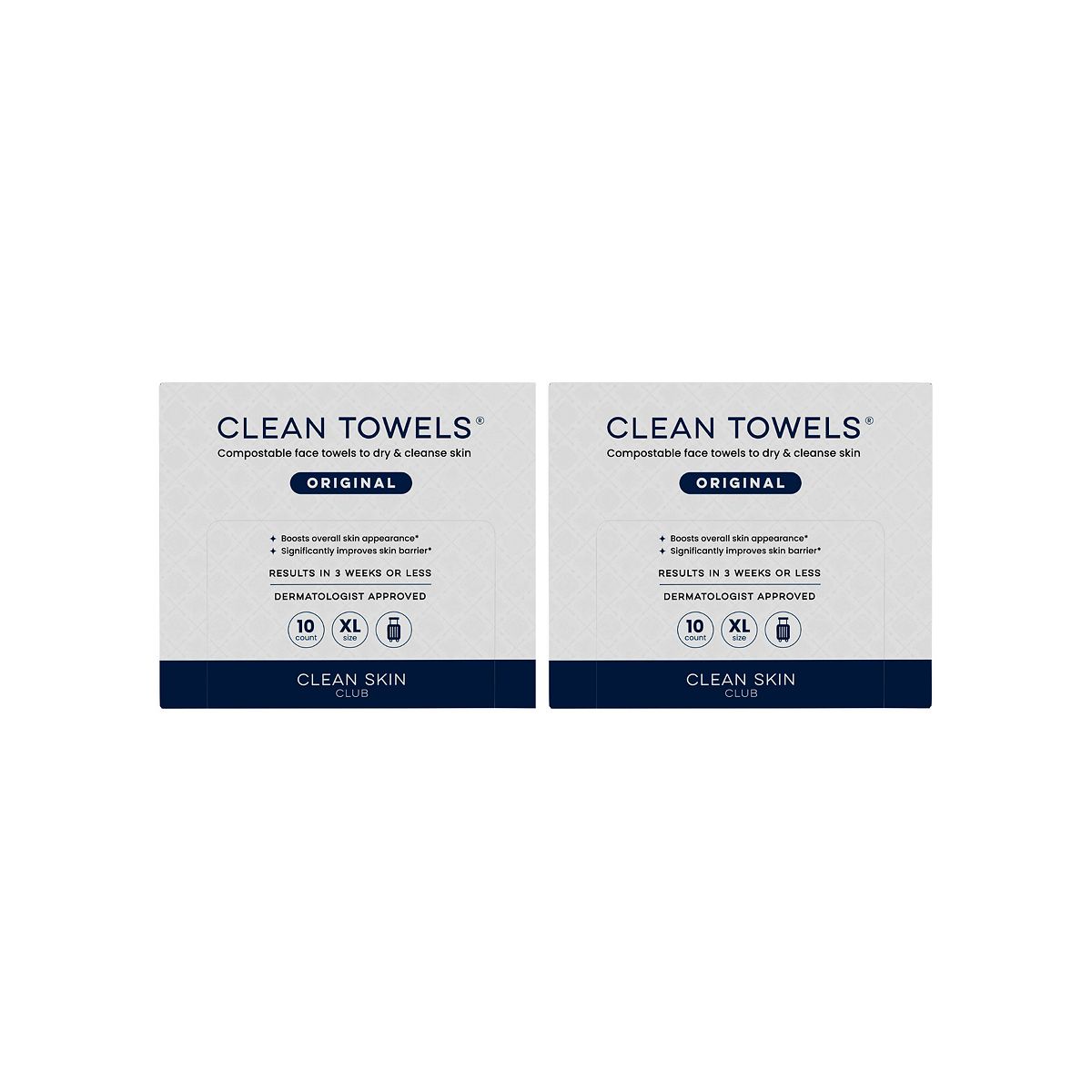 Clean Skin Club Csc Clean Towels Original Trial Bundle