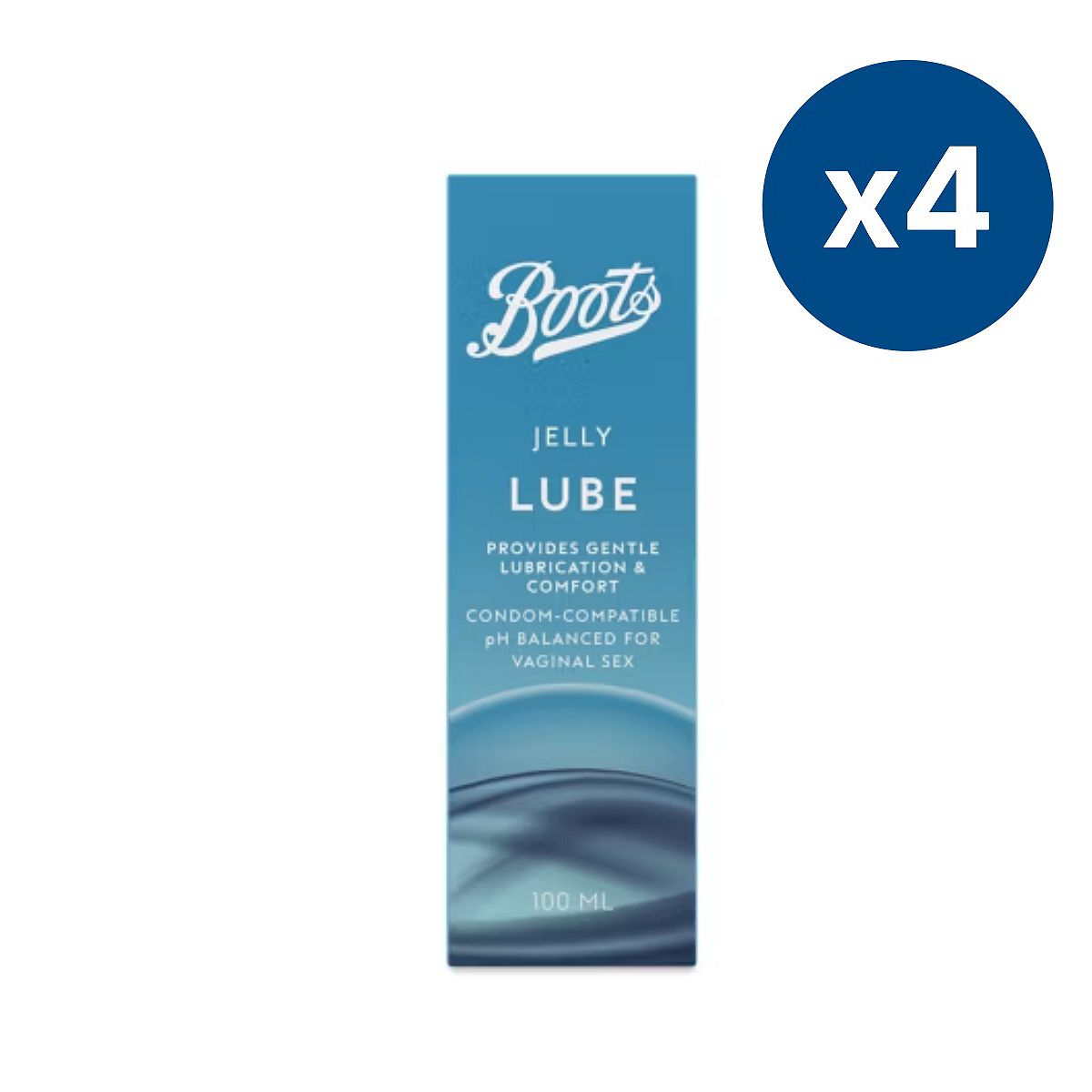Boots Jelly Lube 100Ml Bundle X4